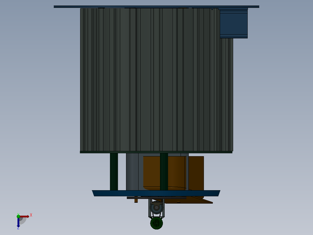 自行车立体车库 sw16俯视图