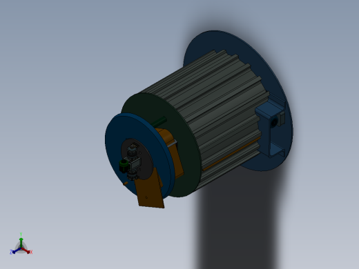 自行车立体车库 sw16正等轴测缩略图