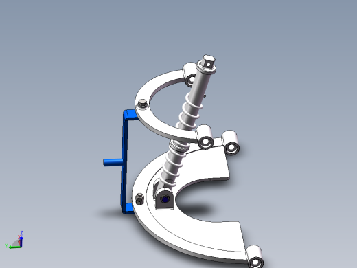 汽车双横臂独立悬架的设计CAD图纸+SolidWorks三维设计图纸素材