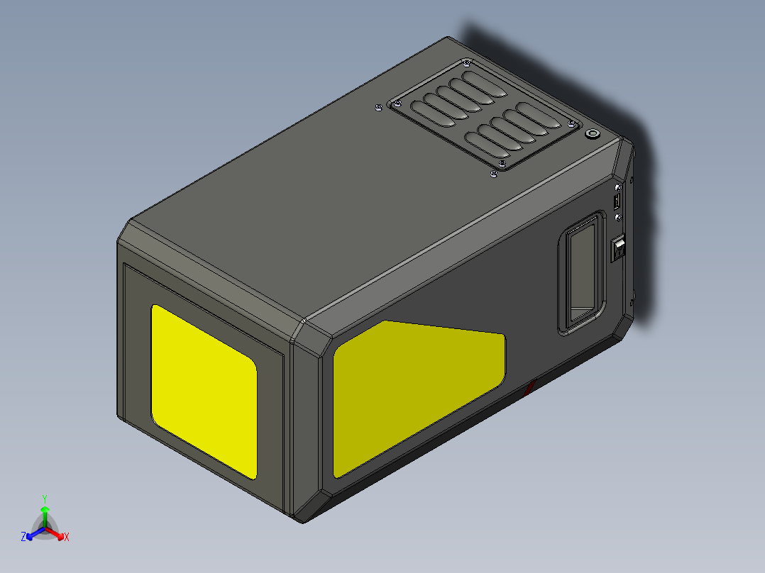 Photon LCD光固化3D打印机模型3D图纸 STP格式正等轴测图