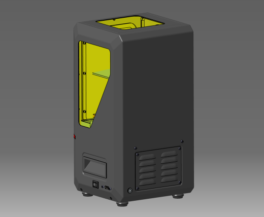 Photon LCD光固化3D打印机模型3D图纸 STP格式缩略图