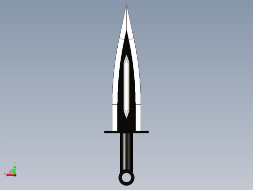 常见匕首模型后视缩略图