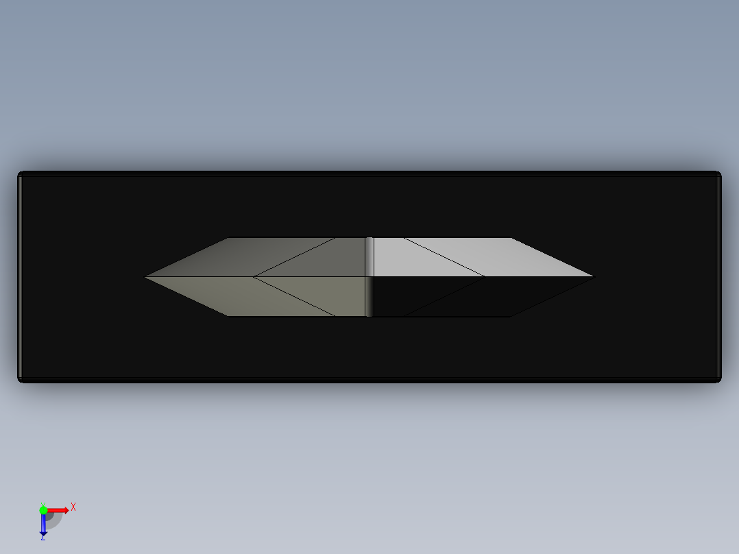 常见匕首模型俯视图