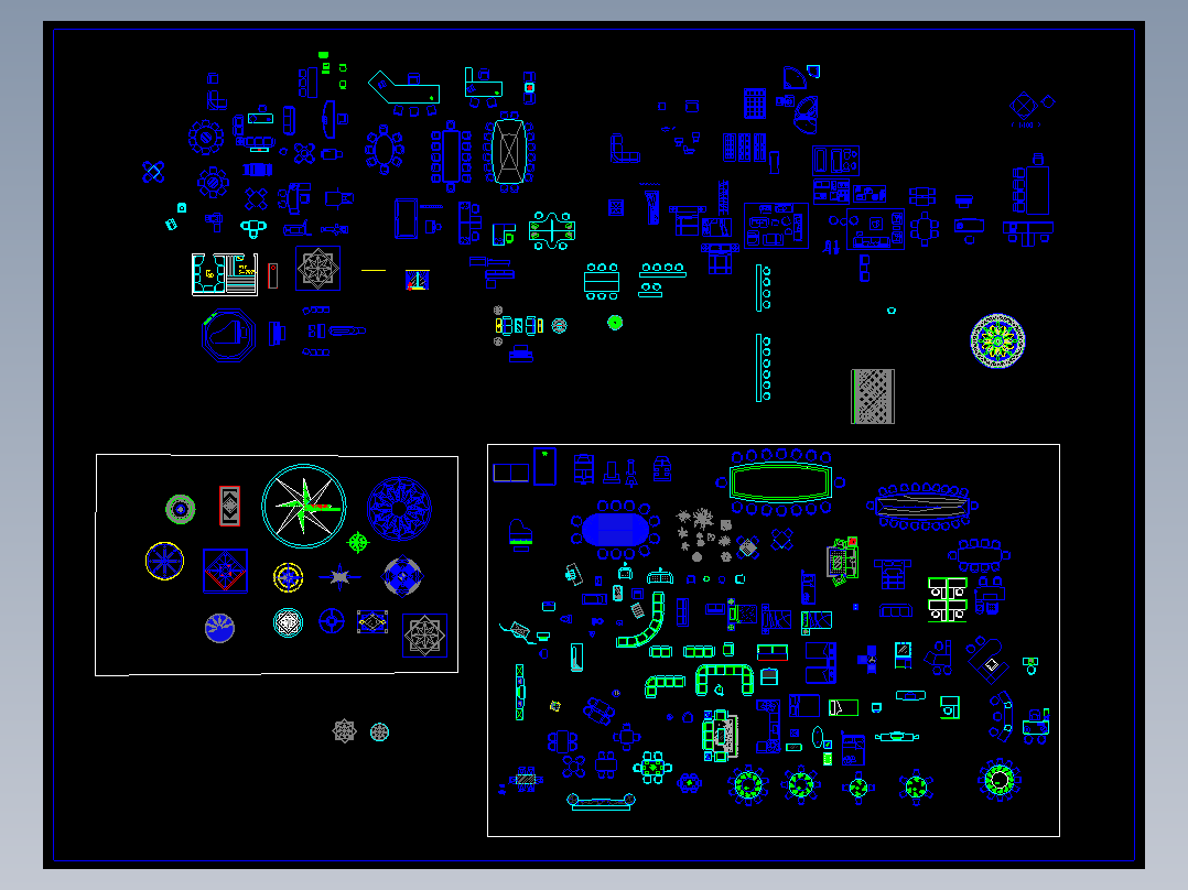 室内装修平面图库