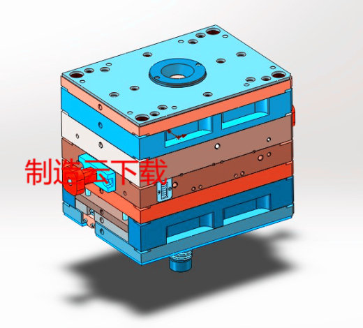 复杂的模具设计3D模型缩略图