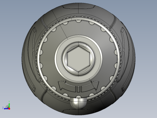 棘轮螺丝刀3D模型右视缩略图