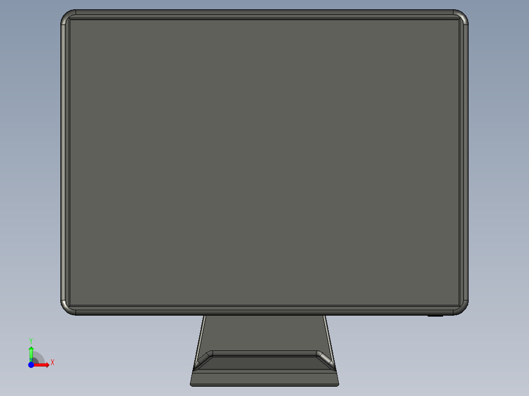 电脑显示器前视图