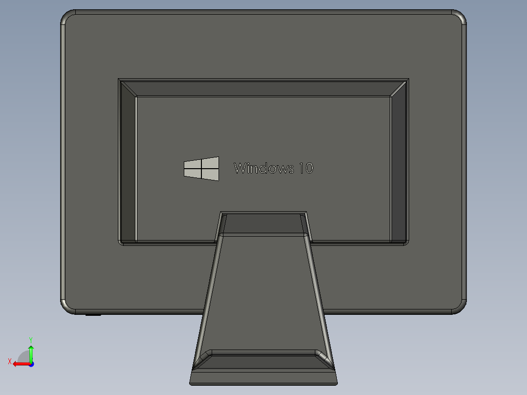 电脑显示器后视图