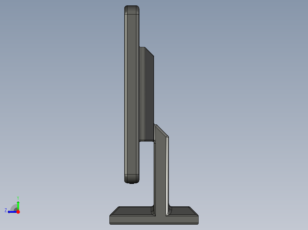 电脑显示器右视图