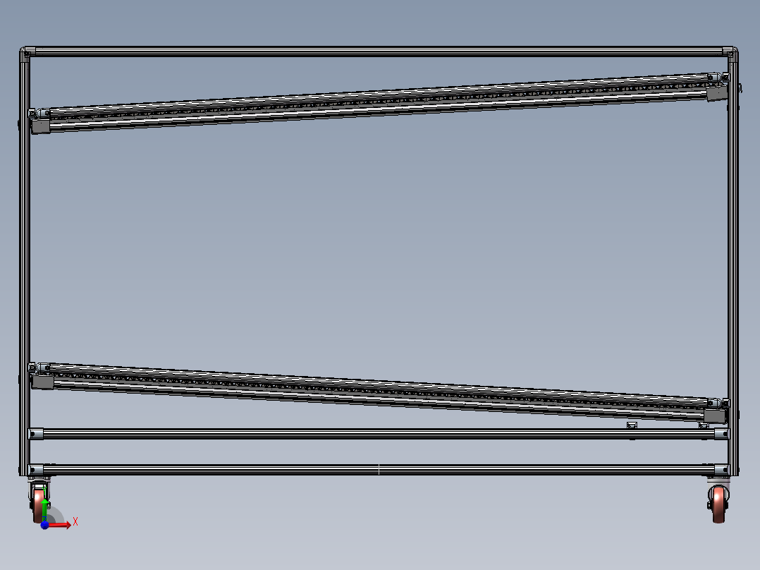流利架2 总装前视图
