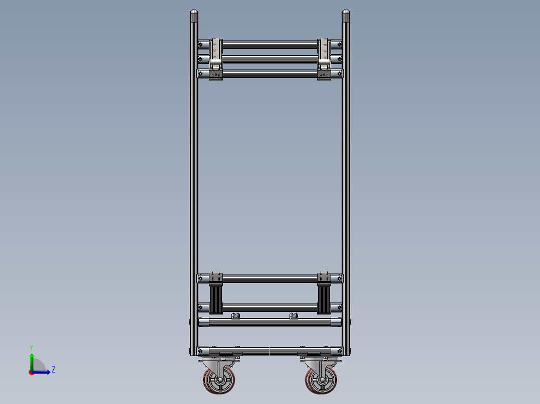 流利架2 总装左视图