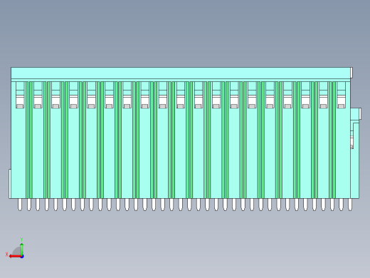 DEGSON DG500 系列 5.05.087.62mm 接线端子-DG500A3-5.0-57P-14-00AH后视缩略图