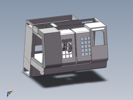 CK6240G机床钣金 模型图纸