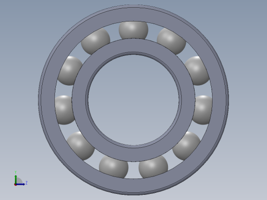 滚珠轴承-SKF BALL BEARING 6004 20x42x12左视缩略图