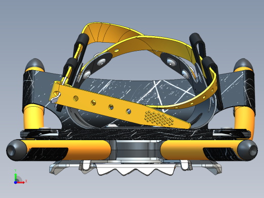 雪旭折叠雪鞋前视缩略图