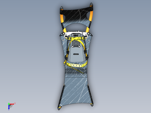 雪旭折叠雪鞋俯视缩略图