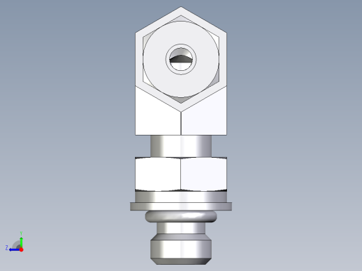 卡套式工业通用硬管接头EO_Adjustable_Locknut_elbow_WEE04LLMORCF右视缩略图