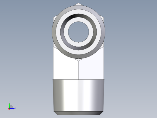 卡套式工业通用硬管接头EO_Male_stud_run_tee_TE10SRCFX左视缩略图