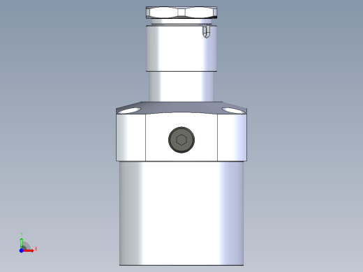KOSMEKLG1050-CR-Y45多系列多零件图纸模型前视缩略图