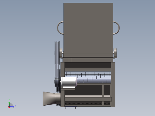 天麻共生蜜环菌之破碎机