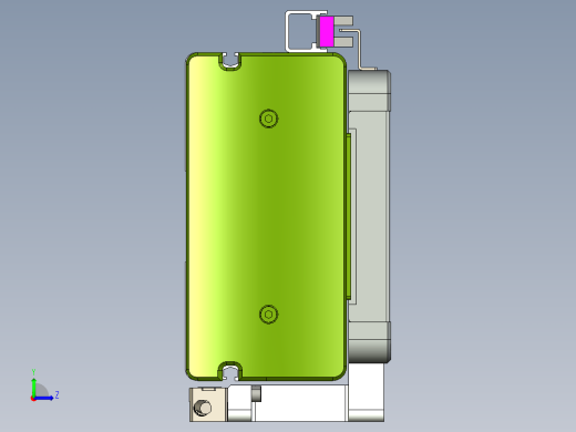 威洛博LC系列3d模型模组LC14S1Y-S750左视缩略图