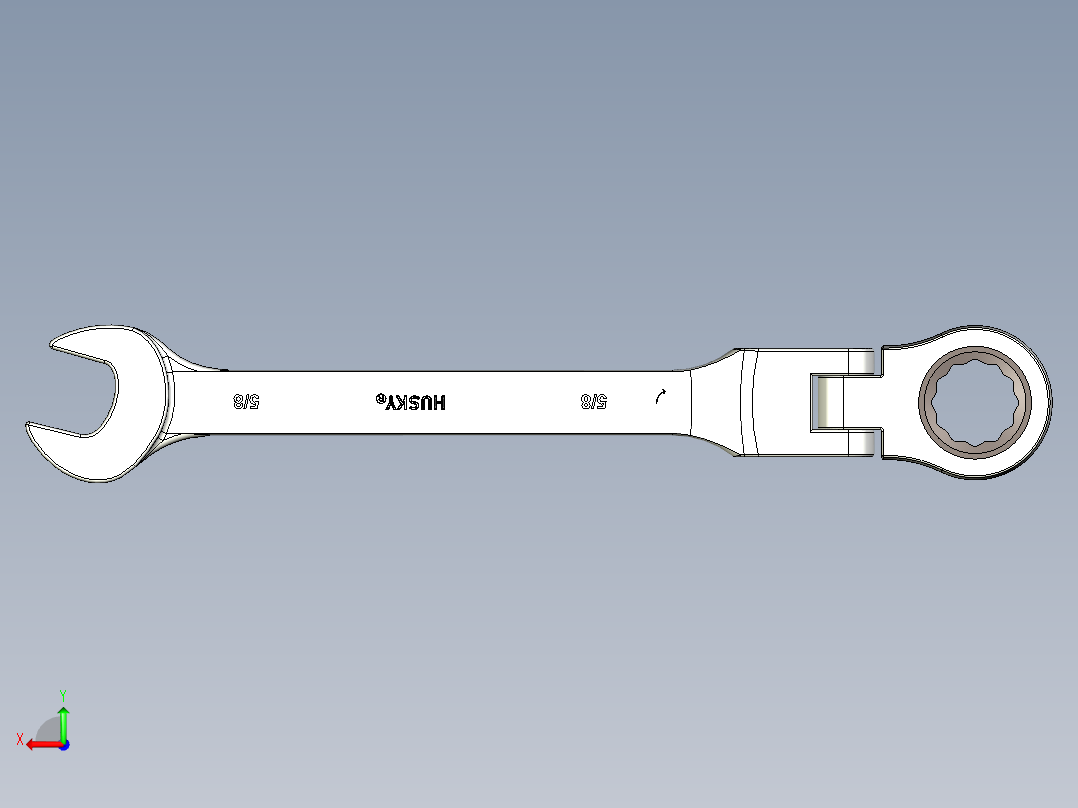 棘轮组合扳手--stp后视图
