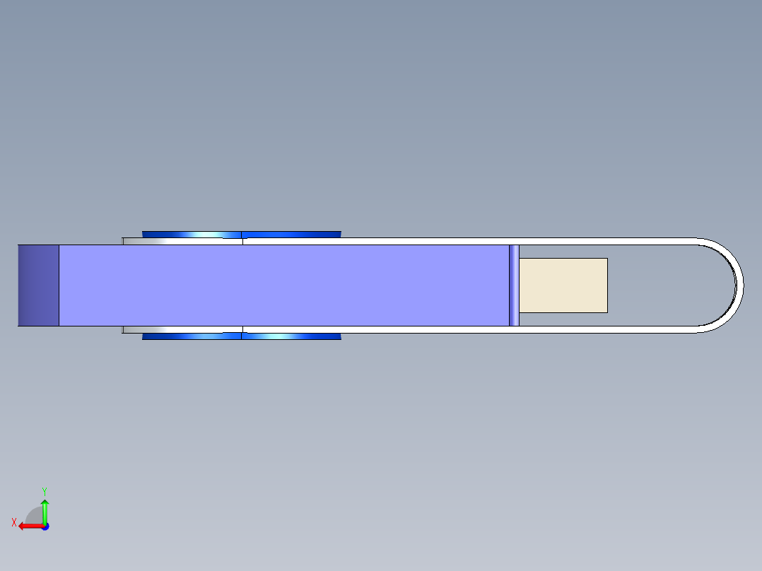 金士顿U盘模型后视图