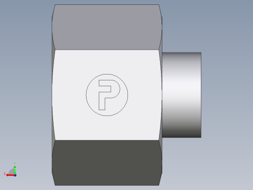 卡套式工业通用硬管接头EO_Blanking_plug_with_nut_for_cones_VKAM12LCF后视缩略图
