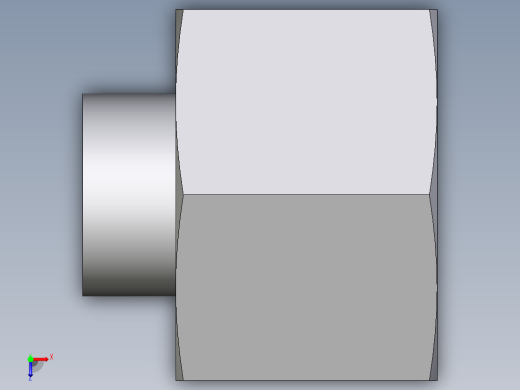 卡套式工业通用硬管接头EO_Blanking_plug_with_nut_for_cones_VKAM12LCF俯视缩略图