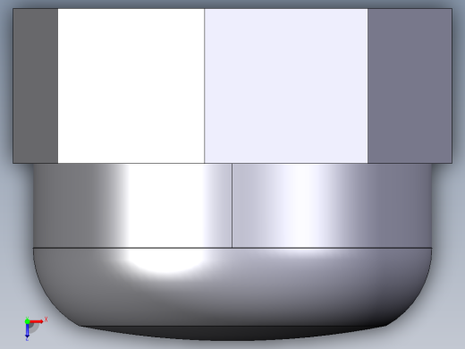 5CFV BSP螺纹端盖俯视缩略图