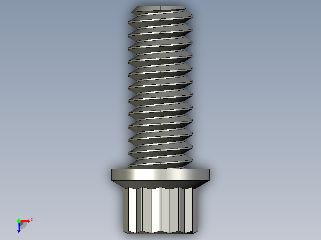 1-4in-20 5-8long 12-point screws.STEP俯视图