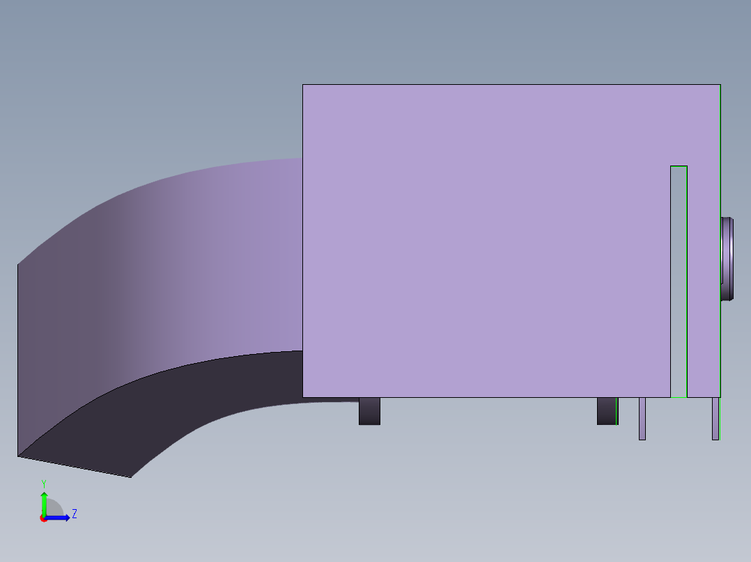 多功能新型制装器左视图