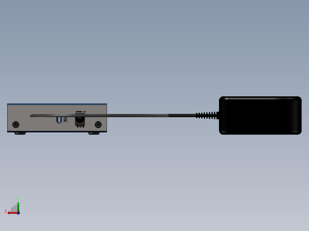 净齿轮+GS105+Enet+交换机后视图