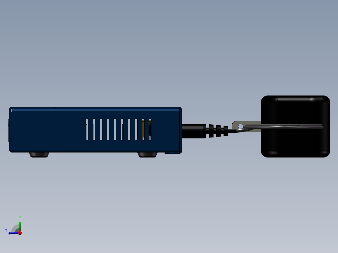 净齿轮+GS105+Enet+交换机右视图