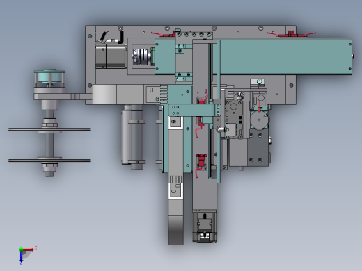 飞达贴标模组俯视缩略图