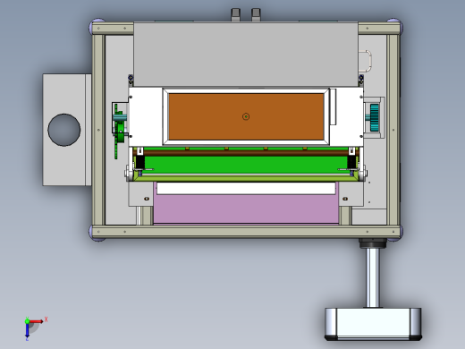涂胶加热机俯视缩略图