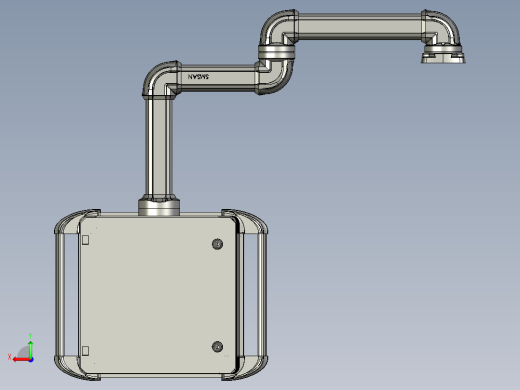 向下顶座+中间连接器+转角+箱体连接器+控制箱后视缩略图