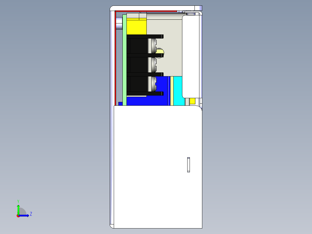 明纬NMP、UMP、MP系列可配置型电源合集左视图