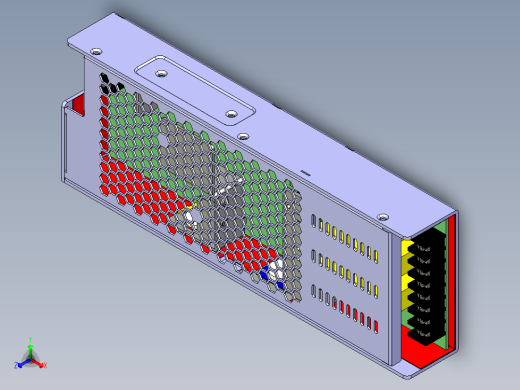 明纬NMP、UMP、MP系列可配置型电源合集正等轴测缩略图
