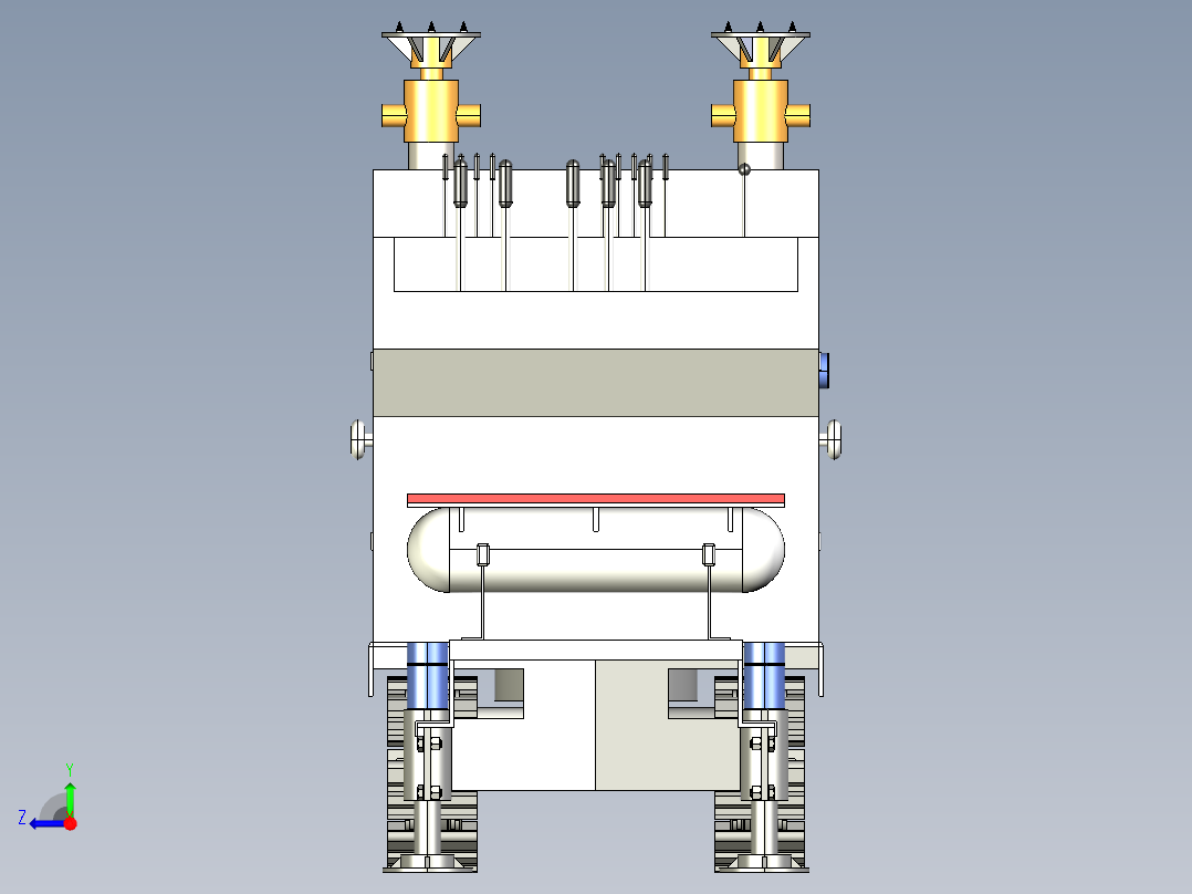 水平钻进钻机（step+exb+说明书）右视图