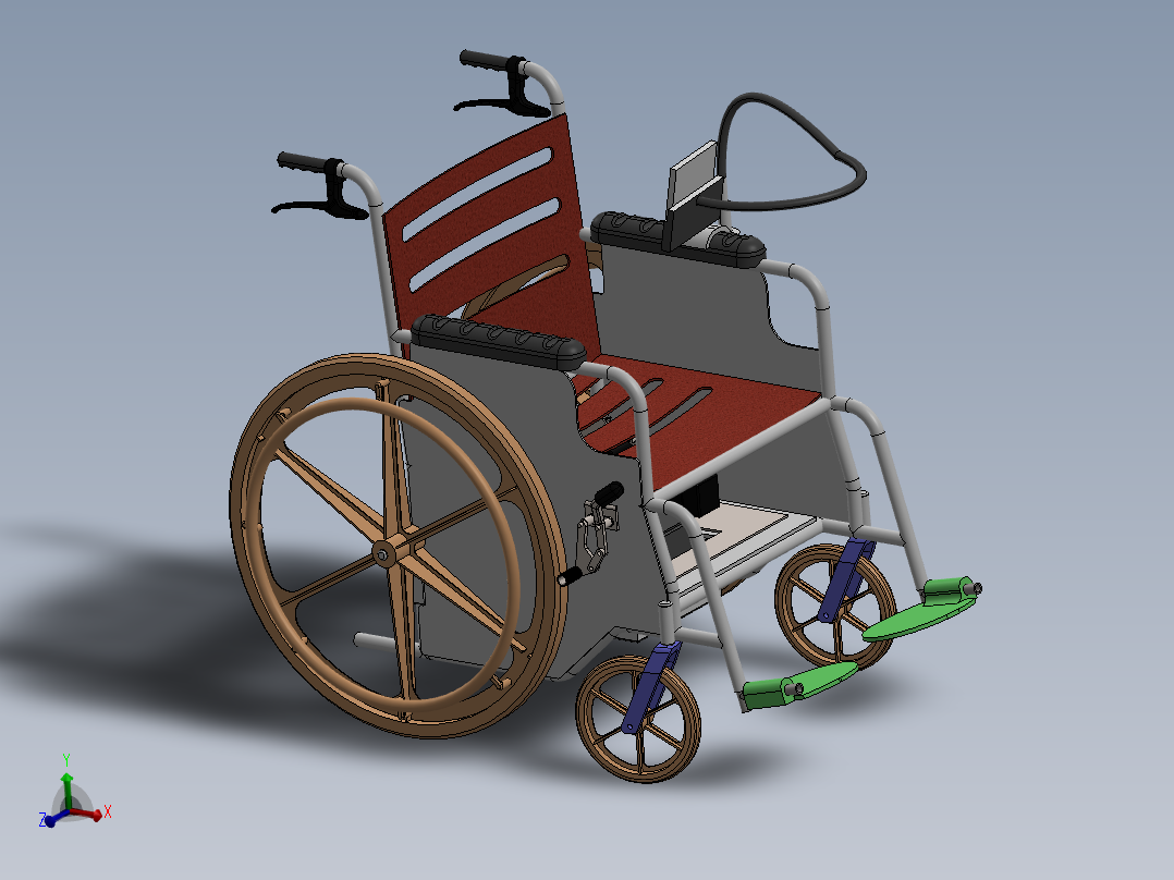 智能控制电动轮椅