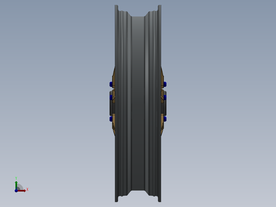 轮胎、车轮、轮毂(150)前视图