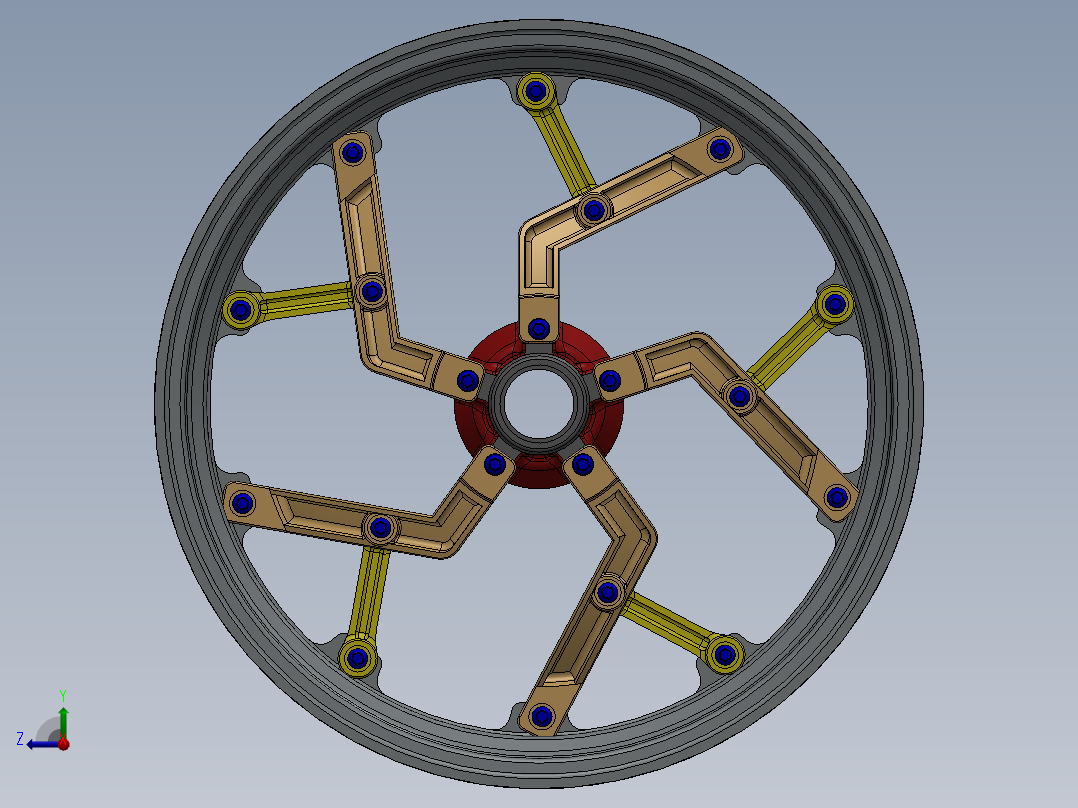 轮胎、车轮、轮毂(150)右视图