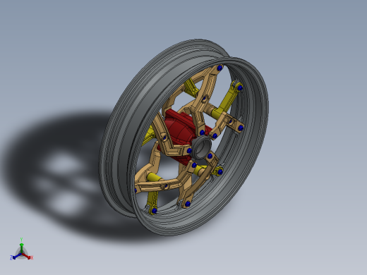 轮胎、车轮、轮毂(150)正等轴测缩略图