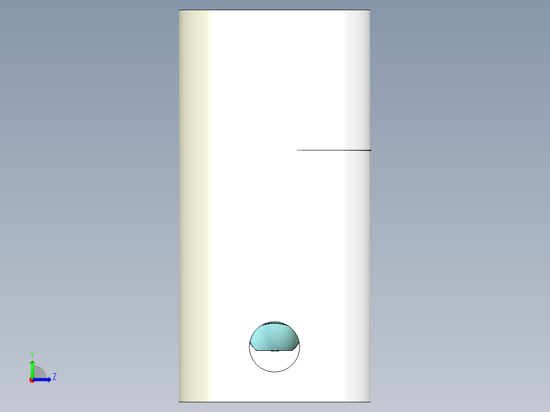 栗子去皮机左视图
