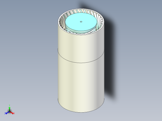 栗子去皮机正等轴测缩略图