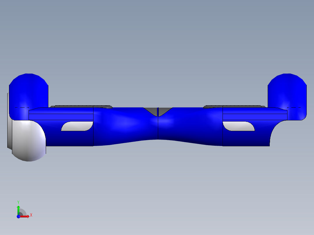 儿童平衡车前视图