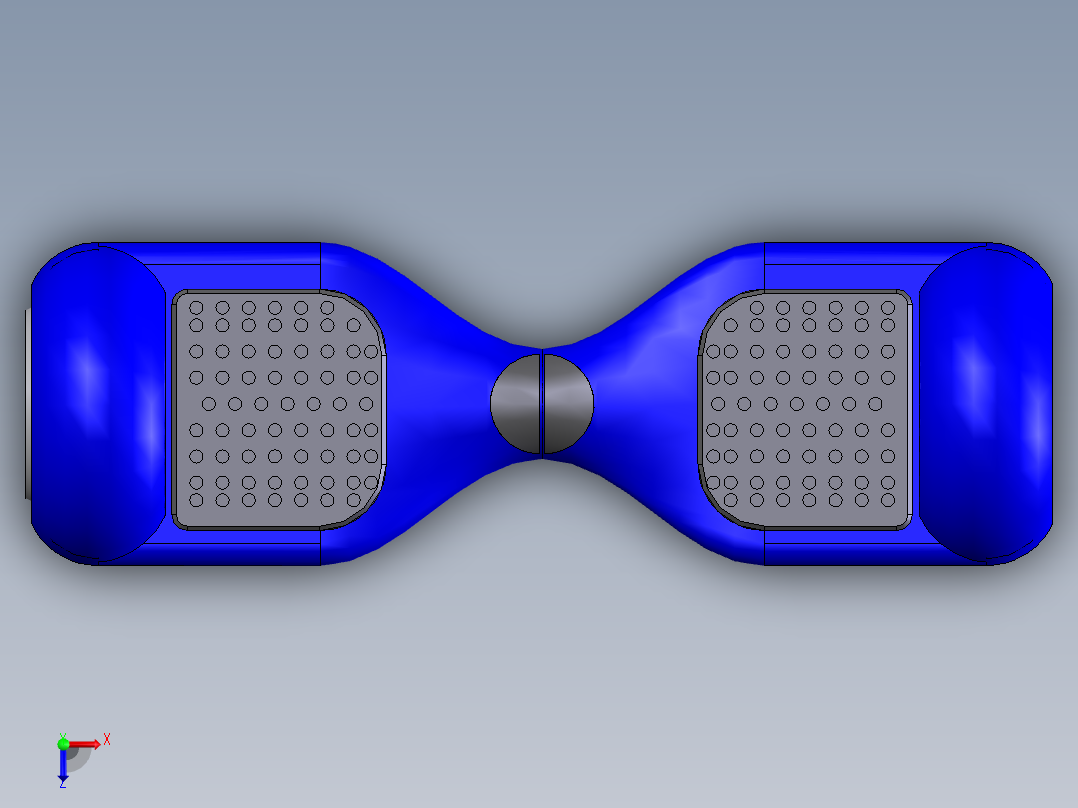 儿童平衡车俯视图