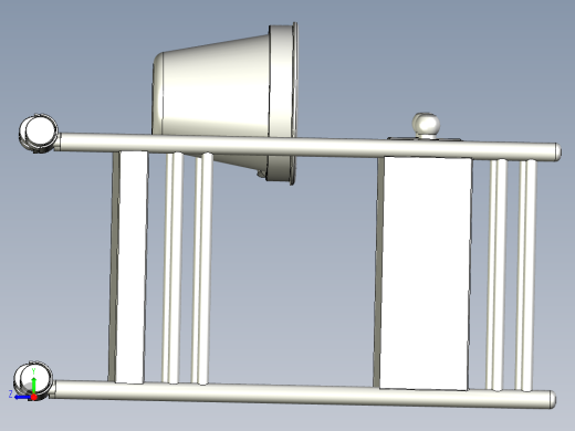 不锈钢一体手推车右视缩略图