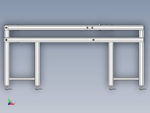 双层回流流水线前视缩略图
